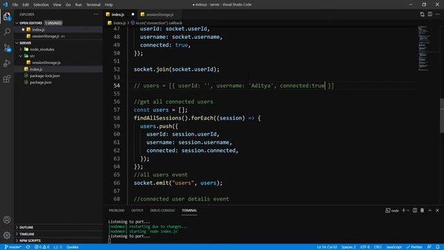 Getting Connected Users | Private Chat Application Using ReactJS & Socket.io | Part 5 смотреть онлайн