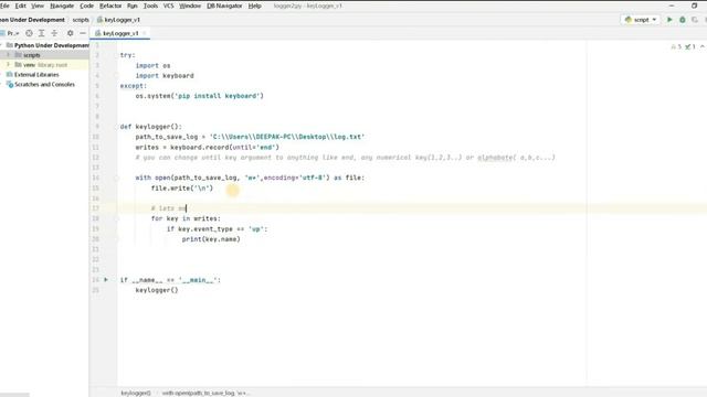 Python Project | KeyLogger | Key Board Listener | Mini Project смотреть онлайн