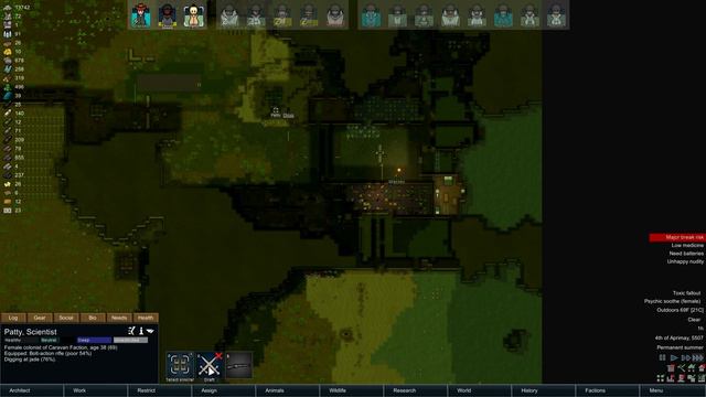 [72] RimWorld 1.0 - On The Road - Caravan 1,000,000 - Naked Brutality - Let's Play смотреть онлайн