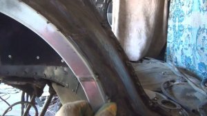 Subaru Forester SG - ч5 Порог левый, арка левая сварка встык!