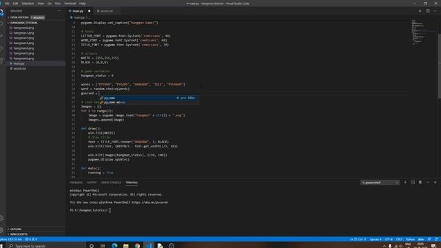 Hangman Game Using Python | Python 3.8.5 смотреть онлайн