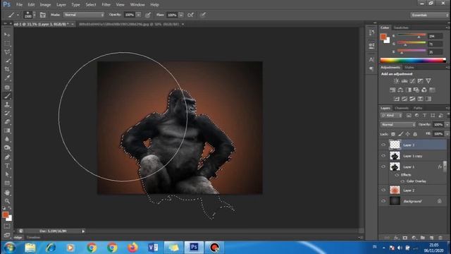 Tutorial Membuat Gorilla Api di Photoshop CS6 ( 20 Menit ) смотреть онлайн