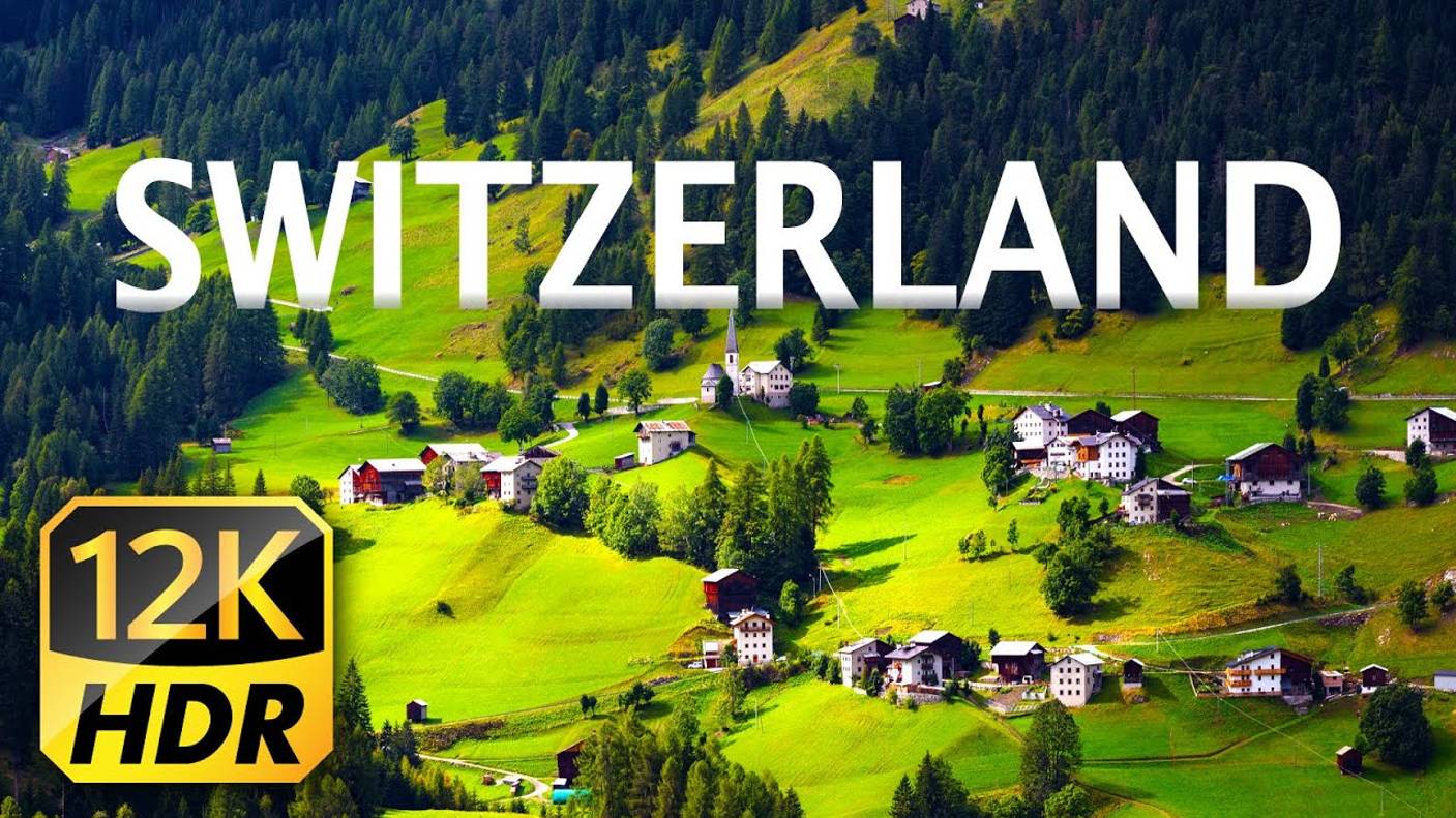 ШВЕЙЦАРИЯ рай на Земле - 12K HDR 240fps Dolby Vision