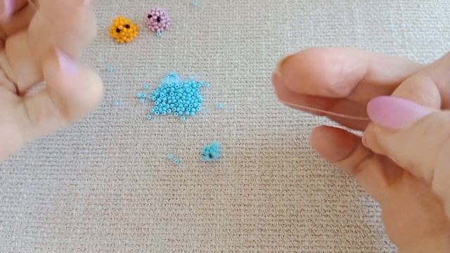 Осьминог из бисера / мини осьминожек для начинающих из бисера крестиком / колпачок на карандаш смотреть онлайн