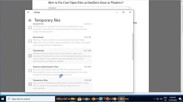 Fix Can't Open Files In OneDrive Error In Windows 10/8