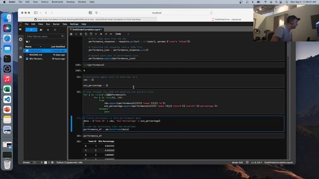 Python & ESPN API: Draft Order vs. Win Percentage смотреть онлайн