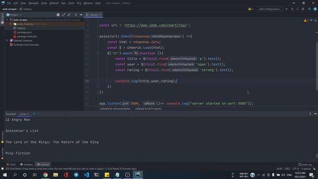 scraping website using nodejs in Amharic смотреть онлайн