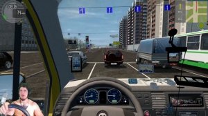 ПРИВЕЗ БАБУШКЕ ПОДАРОК в ДЕРЕВНЮ - МАРШРУТЧИК ГАЗЕЛИСТ в CITY CAR DRIVING + РУЛЬ