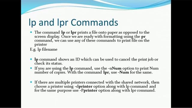 10. Unix Tutorial - Unix Basic Utilities - Email, Print and Format смотреть онлайн