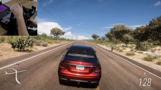 Logitech G923 TRUEFORCE Sim Racing Wheel + Driving Force Shifter In Forza Horizon 5 (4K UHD) 60FPS
