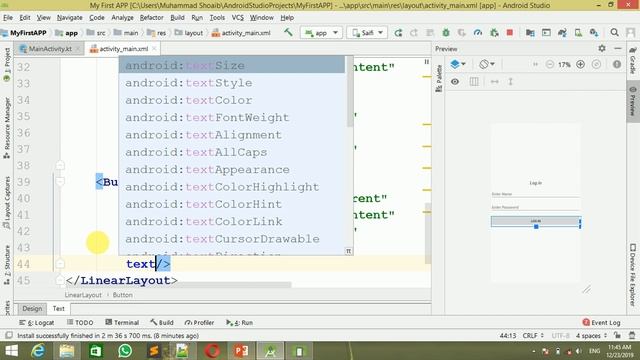 8.How To Take User Input In Android Studio In Hindi |Android User Input Hindi |Android Kotlin Hindi смотреть онлайн