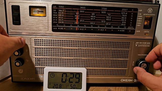 Океан-214. Все длинноволновые станции принимает уверенно. смотреть онлайн