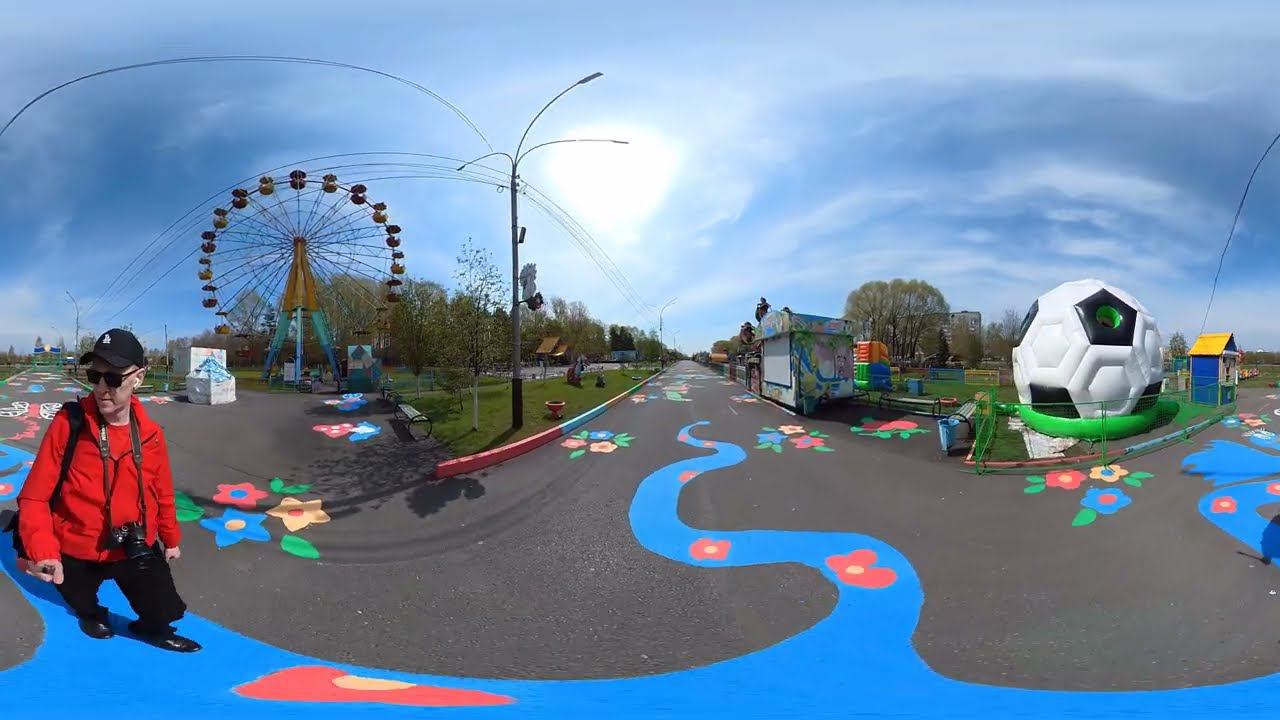 360 видео 4K. Солнечный городок, Прокопьевск. смотреть онлайн