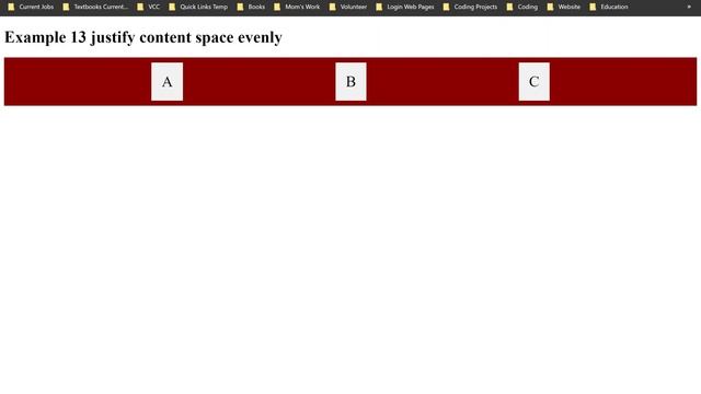 Setting up flex justify content space evenly смотреть онлайн