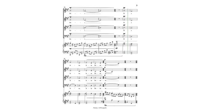 Pie Jesu (SATB) - Jeffrey Cobb (MIDI recording) смотреть онлайн