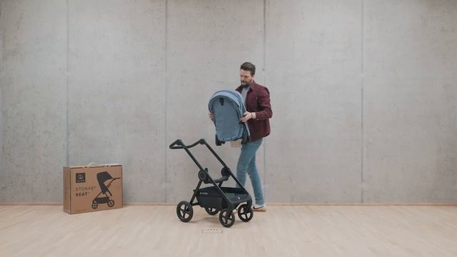 Compact urban stroller Stokke® Beat™ | Assembling смотреть онлайн