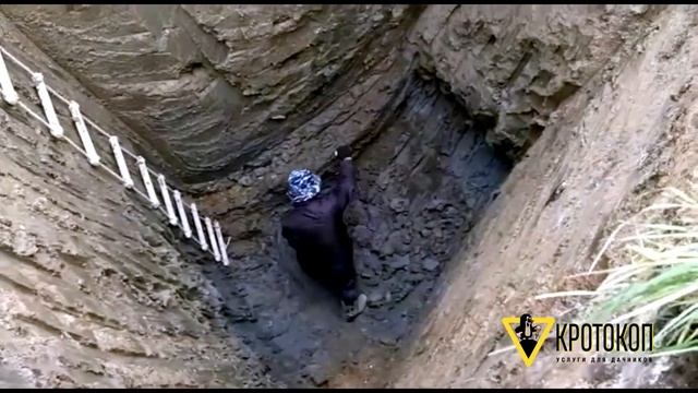 КРОТОКОП-Копка колодца экскаватором-Новая Ропша-Ленобласть, СПб смотреть онлайн