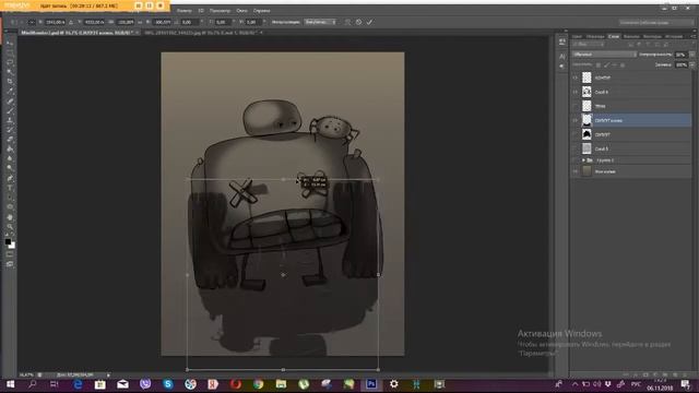 Как быстро и ПРОСТО рисовать вPHOTOSHOP смотреть онлайн