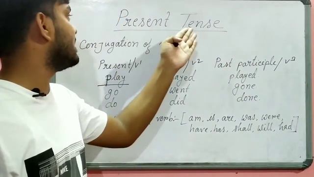 Present Tense,All four parts of present tense, present indefinite,present continuous present perfec смотреть онлайн