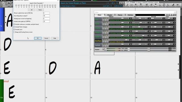 Band-in-a-Box - importing MIDI using advanced settings смотреть онлайн