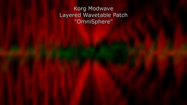 Korg Modwave: Layered Wavetable Patch "OmniSphere" смотреть онлайн
