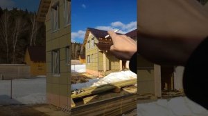 Монтаж снегозадержателей на кровле из металлочерепицы 2
