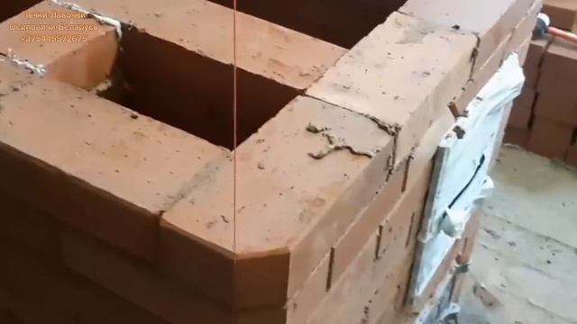 С какого угла начинать кладку печи? From what angle to start laying. смотреть онлайн