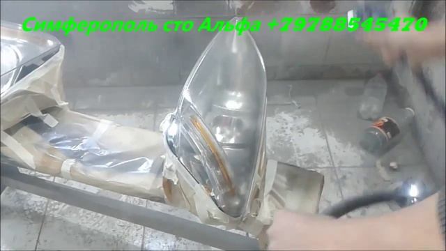 Покрытие фар авто новым лаком +79788545470 Симферополь смотреть онлайн