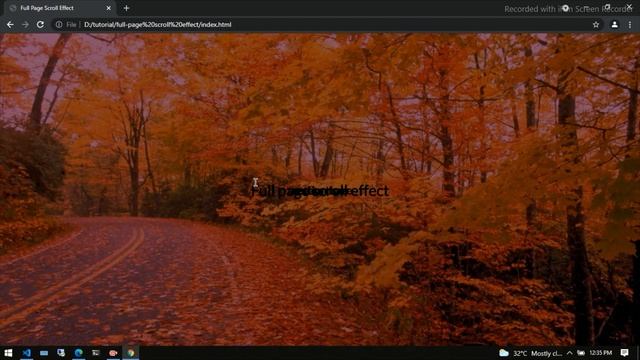 Full page smooth scroll effect using only HTML and CSS смотреть онлайн