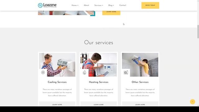 Loazzne - Gatsby React Heating and Air Conditioning Services Template air condition ac смотреть онлайн