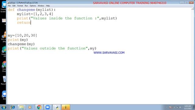 ONLINE PYTHON PROGRAMMING:Function and Required, Keyword,Default Arguments)-Day 28#WWW.SARVAVASI.CO смотреть онлайн