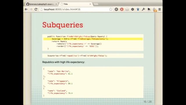 Advanced querying with the new CakePHP 3.0 ORM - José Rodríguez смотреть онлайн