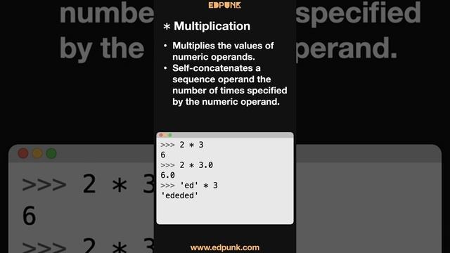 [Day 22] Arithmetic Operators in Python | Learn Python | Dark Mode #100daysofpython смотреть онлайн