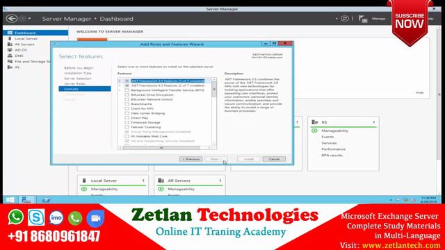 Exchange Server Tutorials in Tamil Part 2 Prerequisites смотреть онлайн