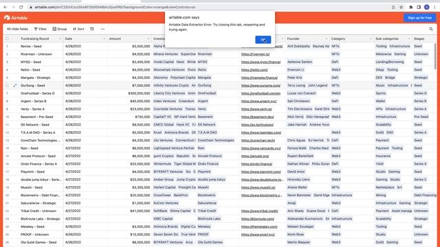 A demo of the Airtable Extractor by Table Capture Chrome Extension смотреть онлайн