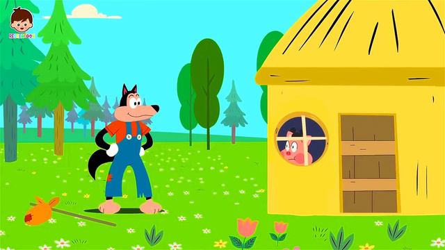 The three little pigs - Three little pigs story - fable story for kids - 3 little pigs смотреть онлайн