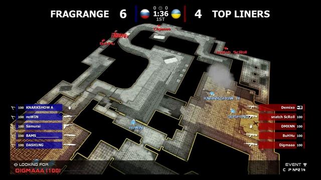 Первый Игровой День Турнира "Dreams to Reality"Top liners vs FragRange смотреть онлайн
