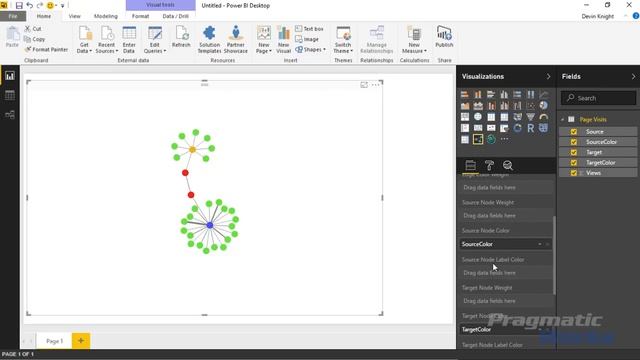 Power BI Custom Visuals - Network Navigator смотреть онлайн