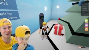 НАЙДЕМ КНОПКУ - СПАСЕМ РОЖДЕСТВО в РОБЛОКС | Roblox Find The Button V2 | ИГРАЗАВР