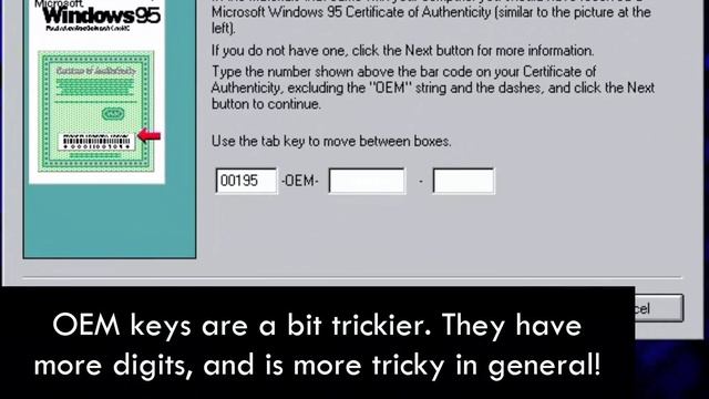 Generating Valid Windows 95 Keys смотреть онлайн