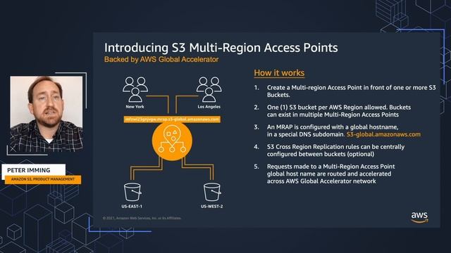 S3 Multi-Region Access Points Overview смотреть онлайн