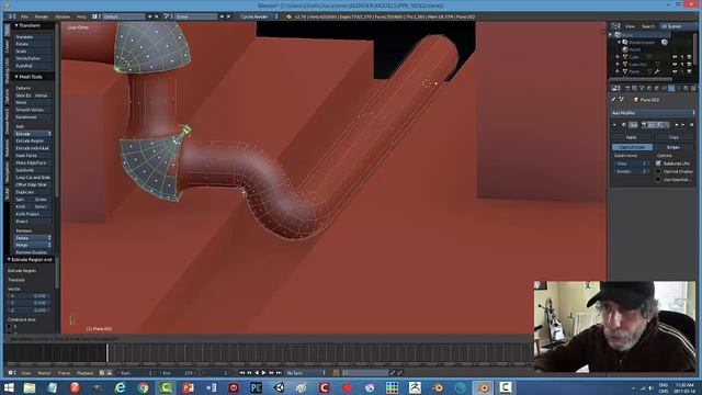 Blender: Modeling Pipes Using Curves смотреть онлайн