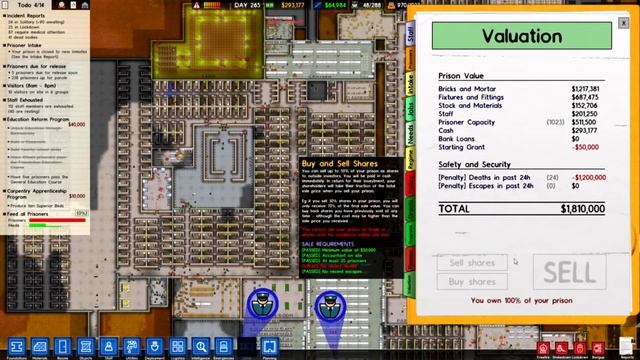 Prison Architect HD Walkthrough Part 100: Controlling Chaos смотреть онлайн