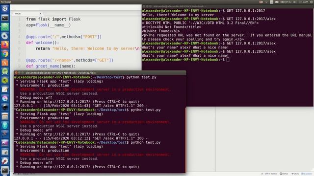 Simple Servers in Python and Flask смотреть онлайн