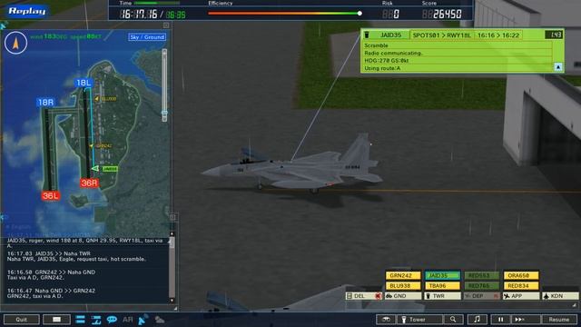 Stage #4 | I Am An Air Traffic Controller 4 | Naha DLC | New Release Content | ATC Simulation смотреть онлайн
