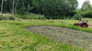 СЕНОЗАГОТОВКА. Перевозка сена мотоблоком с передним адаптером.