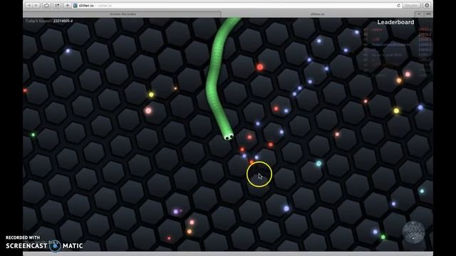 Обзор новой игры - Slither.io