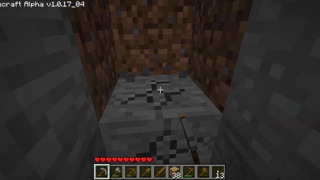 Minecraft alpha 1.0.17_04 (making a small tunnel смотреть онлайн
