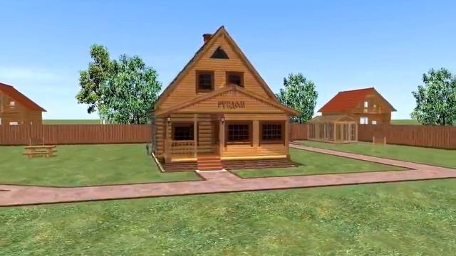 Проект деревянного дачного дома Дачник 5 смотреть онлайн