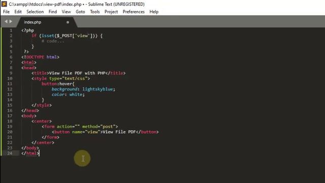 VIEW PDF WITH PHP смотреть онлайн